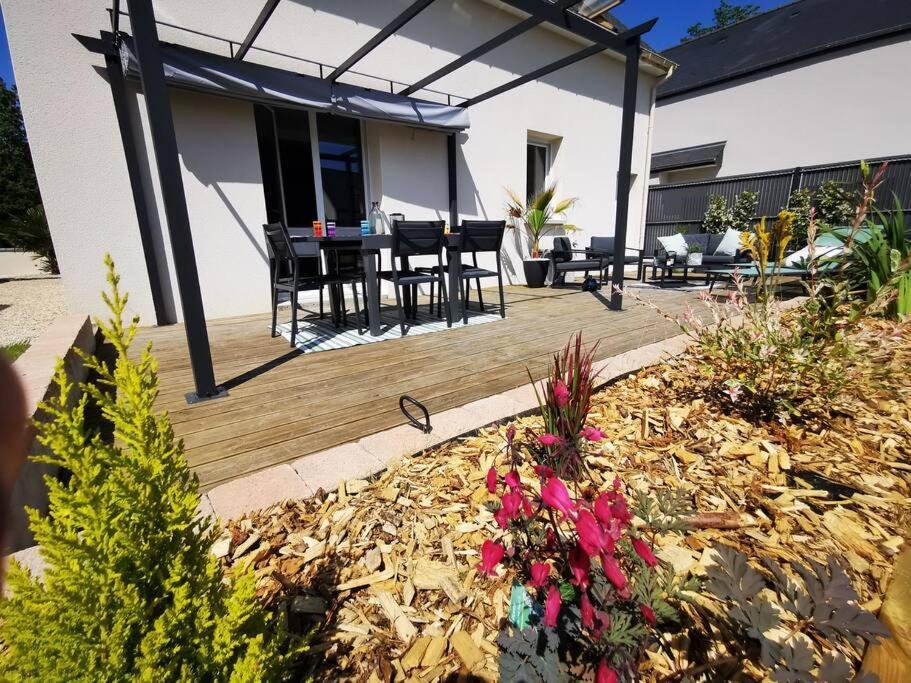 Maison Familiale 6 Personnes Miniac-Morvan Luaran gambar